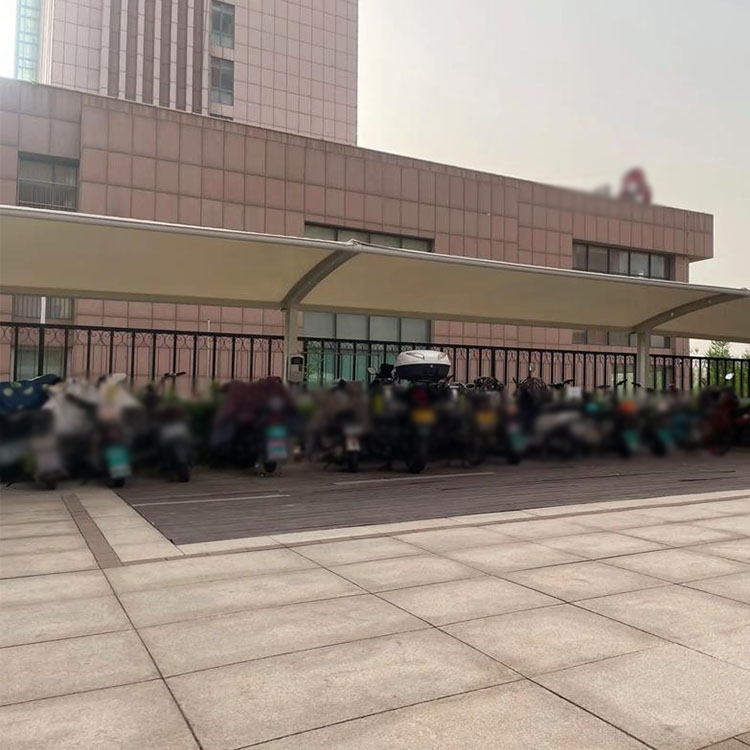 乐陵市膜结构电动车棚